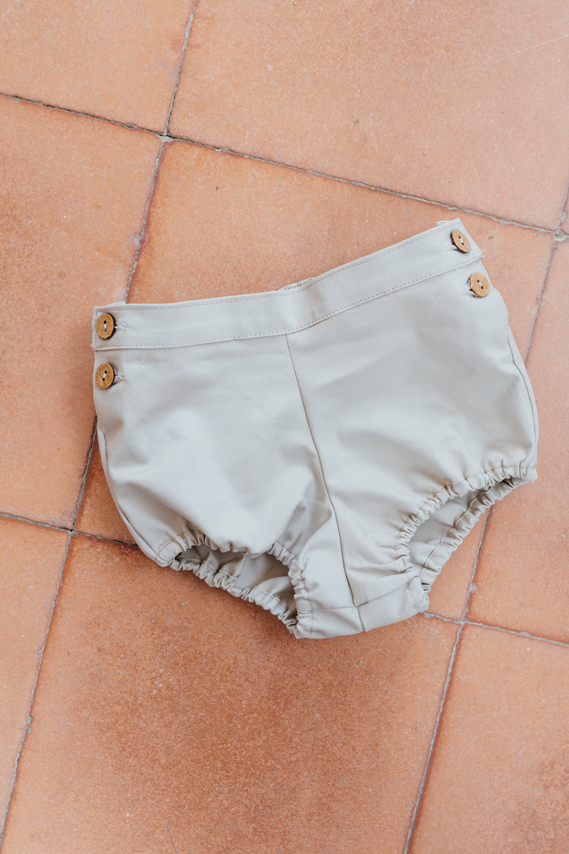 Beige Twill Bloomers