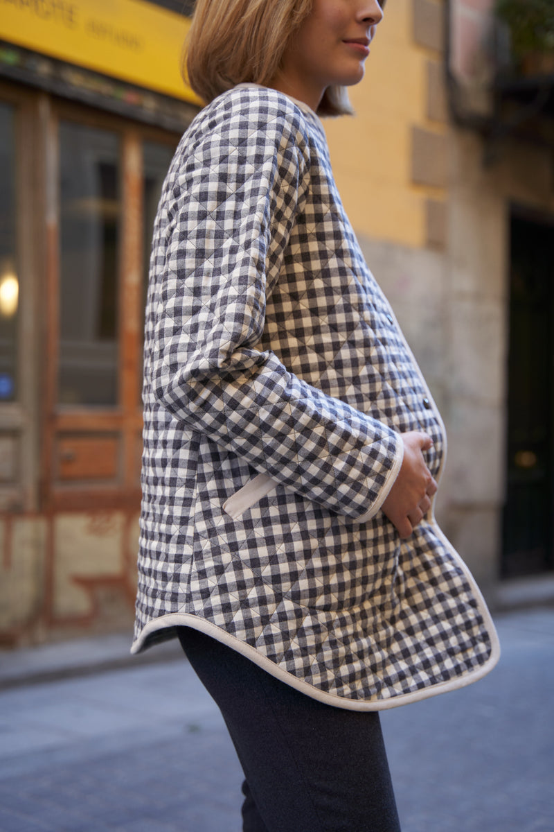 Checked Flannel Blazer