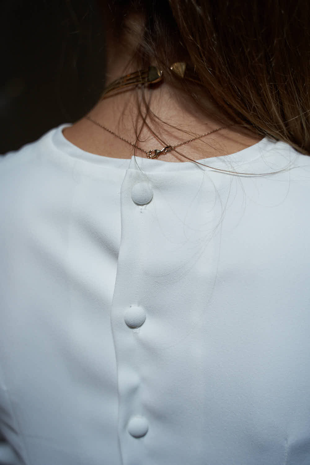 Body Babette Crepe White