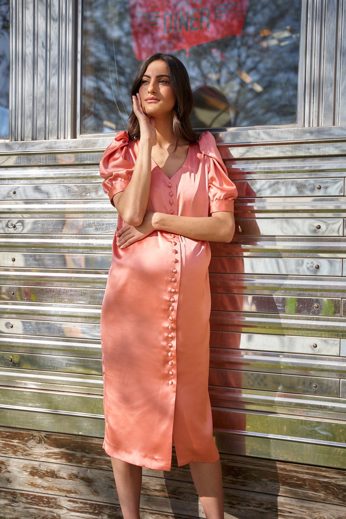 Salmon Cabrera Dress