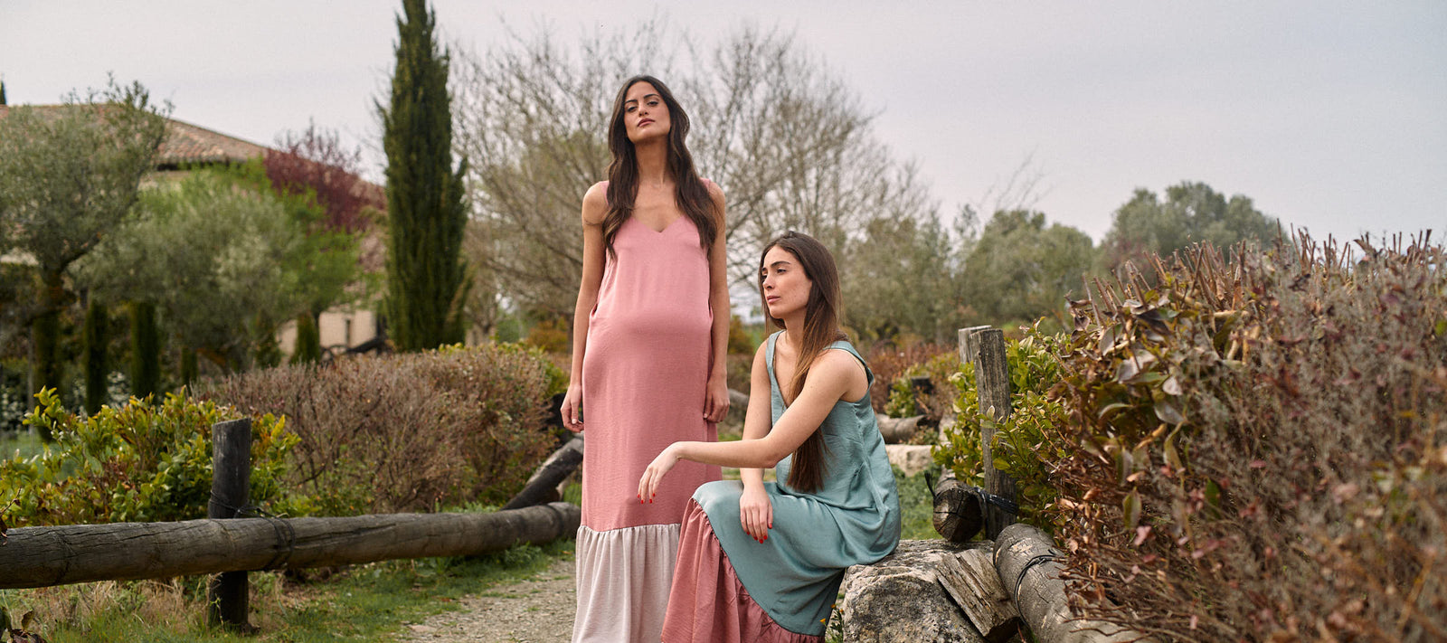 Vestido Begur Rosa & Piedra