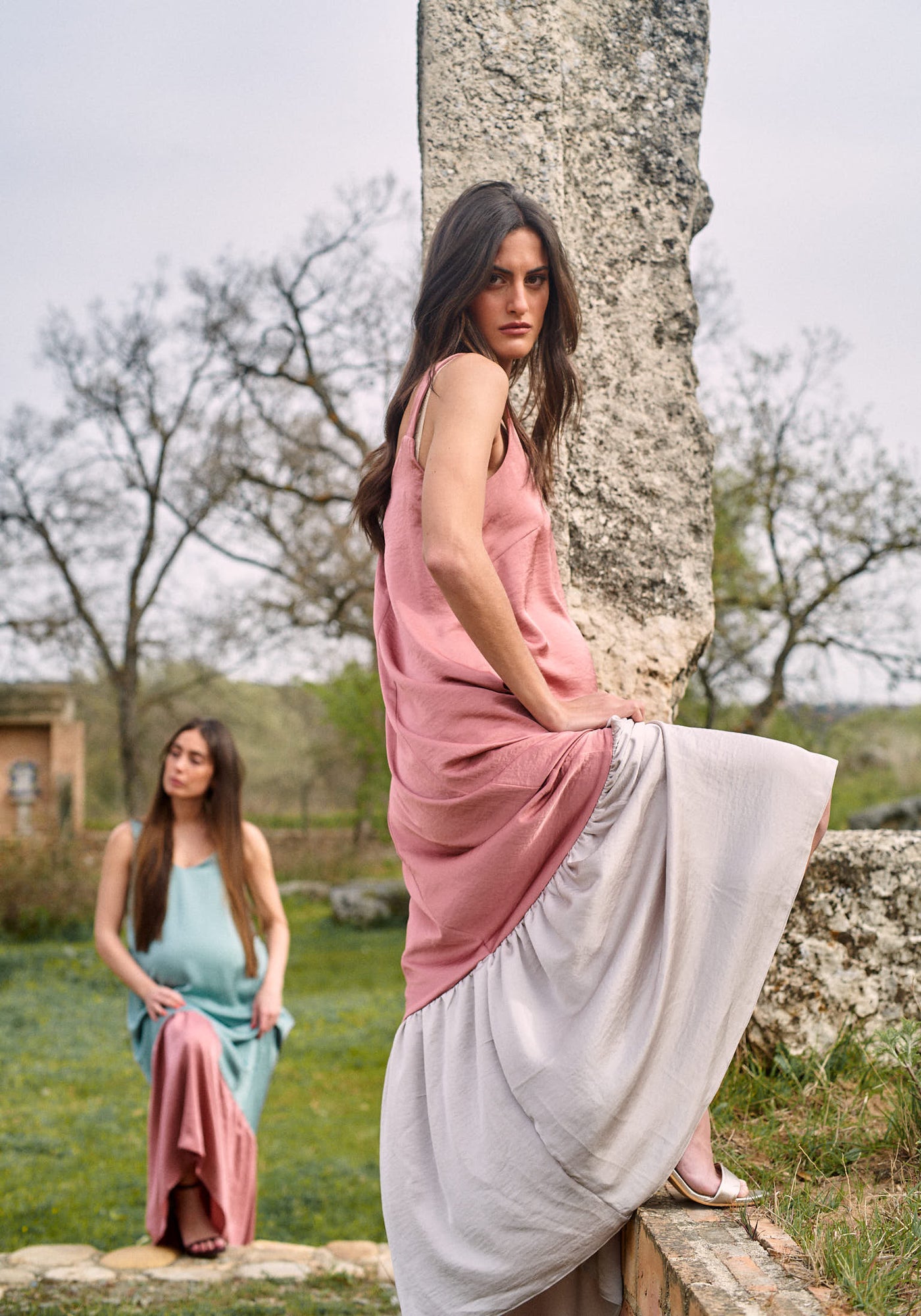 Vestido Begur Rosa & Piedra