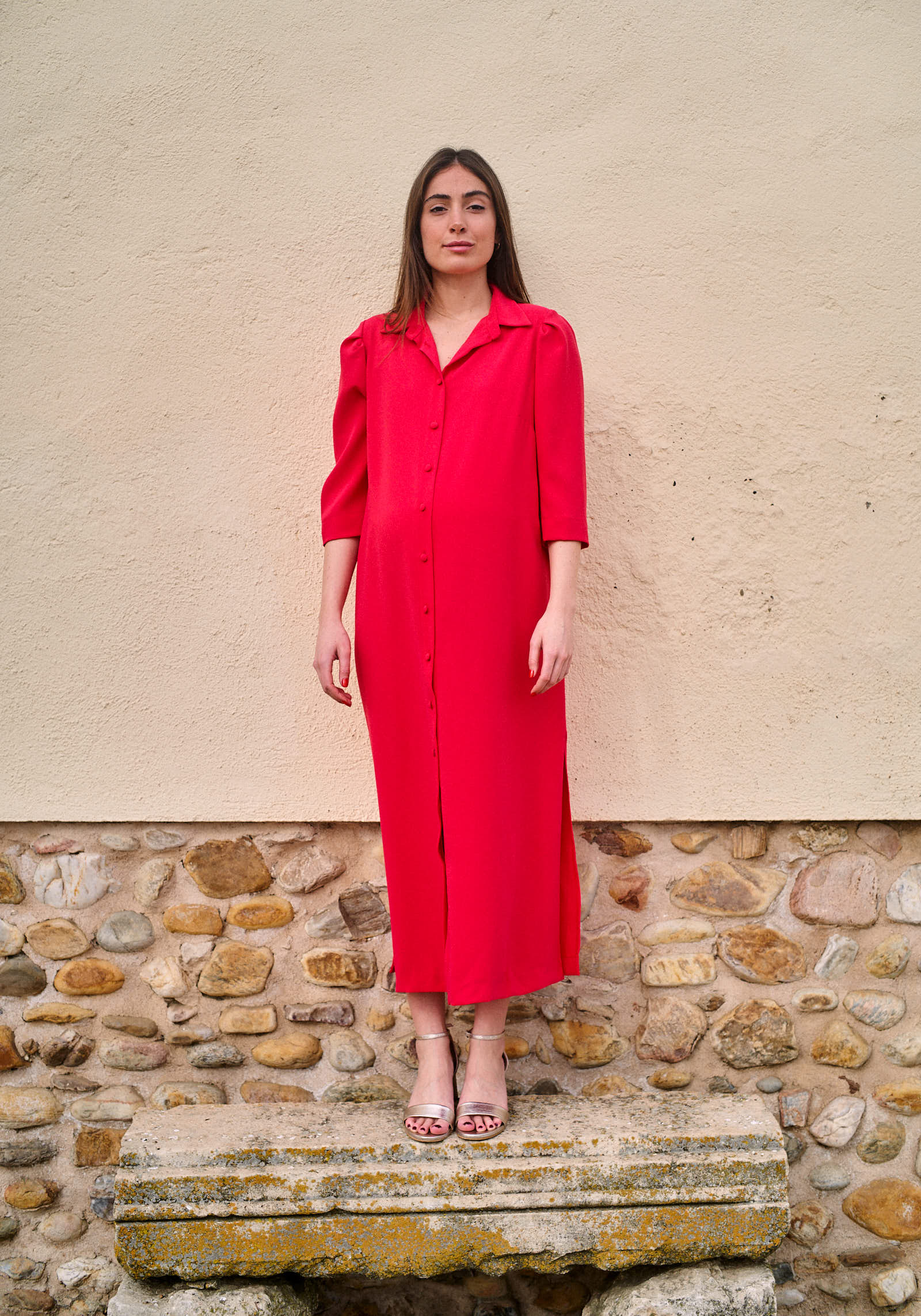 Vestido Laredo Frambuesa