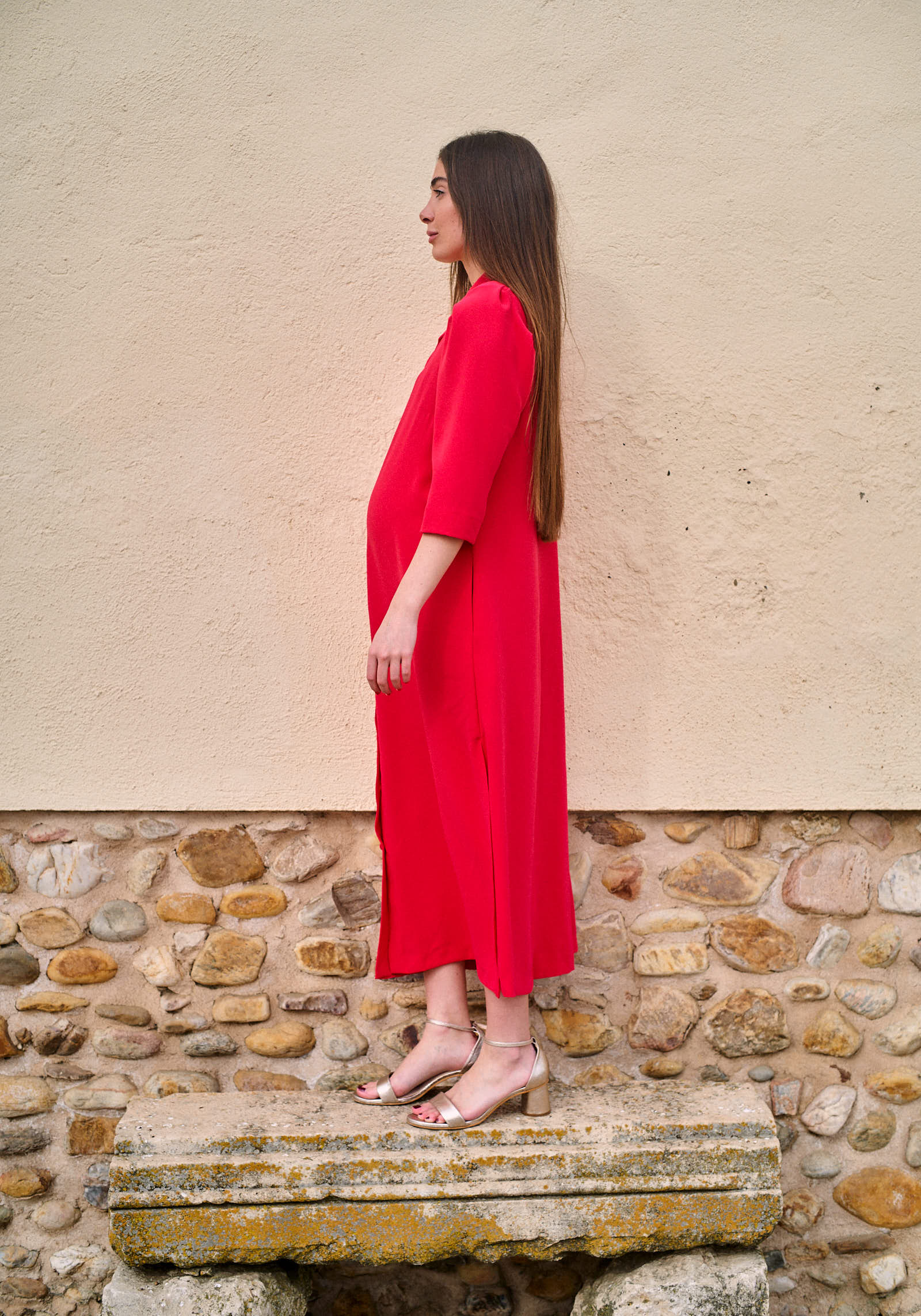 Vestido Laredo Frambuesa
